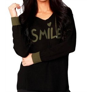 Women's Smile Hoodie - ANGEL - 1 of 2