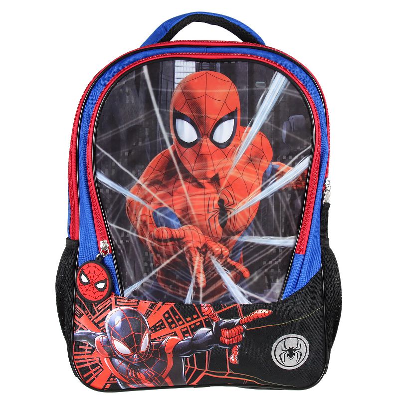 Marvel Spider-Man And Miles Morales Light-Up Web Slinger Travel Backpack 16" Multicoloured, 5 of 7