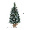 3 FT Pre-Lit Artificial Mini Christmas Tree - 3 of 4