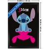 Trends International Disney Lilo and Stitch: Simply Stitch - Pink Shadow Framed Wall Poster Prints - 3 of 4