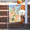 Evergreen Garden Flag Autumn Greetings Suede Double Sided Indoor Outdoor Decor 18" x 12.5" - 2 of 2