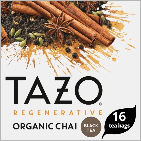Tazo Organic Chai Black Tea - 16ct : Target