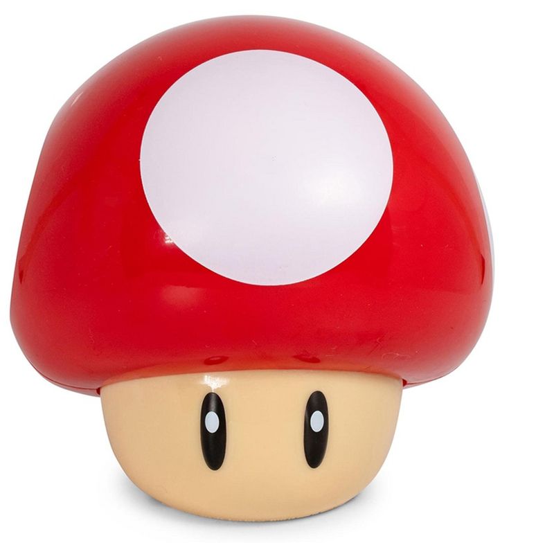 Paladone Products Ltd. Super Mario Bros. Toad Mushroom Figural Mood Light with Sound | 5 Inches Tall, 1 of 7