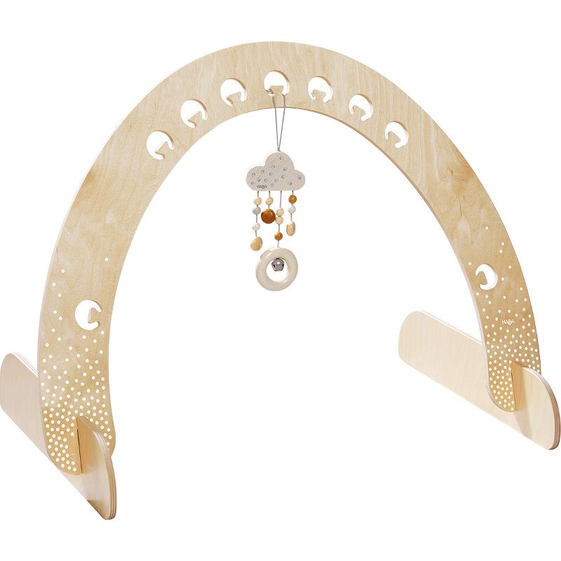 HABA Dots Play Gym - Space Saving Natural Wooden Arch for Dangling Elements, 2 of 6