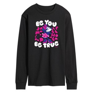 Men's - Disney - Be You Be True Minnie Mouse Long Sleeve Graphic T-Shirt - 1 of 4