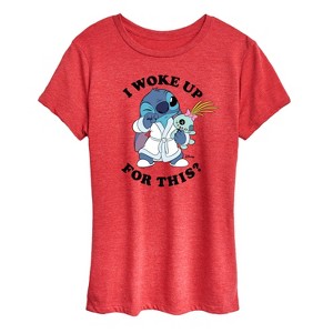Women's - Disney - Woke Up Short Sleeve Graphic T-Shirt - 1 of 4