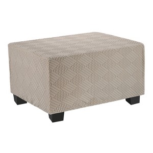 Unique Bargains  Elastic Furniture Protector Stretch Foot Stool Cover for Living Room Bedroom 1 Pc - 1 of 4