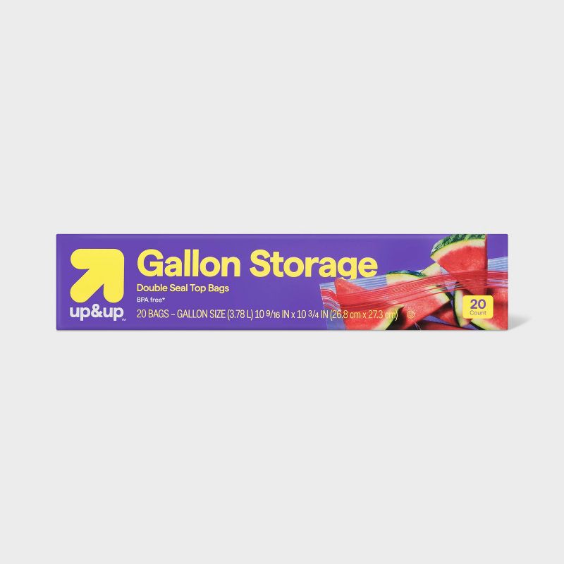 Gallon Storage Bags - up & up™, 1 of 4