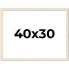 PosterPalooza | 40x30 Wide Barnwood Picture Frame, UV Acrylic, 6 Finishes - Grey, Brown, White, and Black - 2 of 4