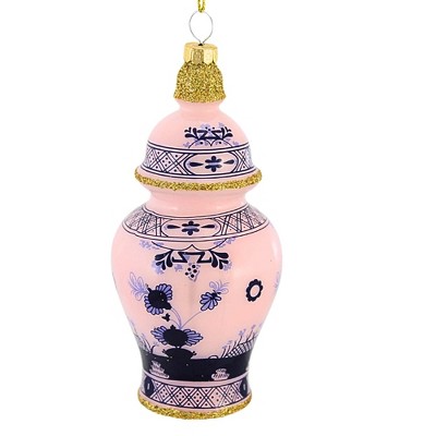 Cody Foster 4.5 Inch Gilded Urn Christmas Tree Ornament , Christmas Decor Glittered Luxury Urn (1PC)