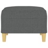 vidaXL Footstool Dark Gray 27.6 in.x21.7 in.x16.1 in. Fabric - 4 of 4
