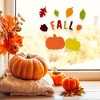 Northlight 12-Piece Fall Leaves and Pumpkins Thanksgiving Gel Window Clings - 2 of 4