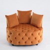 Furniture Classical Barrel Accent Chair, Modern Leisure Chair for Living Room, Bedroom, or Office - 2 of 4