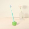 Unique Bargains Bathroom Round Mini Ceramic Toothbrush Holder 1.65"x1.18" - 4 of 4