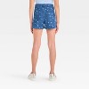 Girls' Bluey Denim Shorts - Blue - 3 of 4