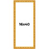 PosterPalooza | 16x40 Bamboo Picture Frame, UV Acrylic, 4 Finishes - Brown, Black, Gold, and Natural - 2 of 4