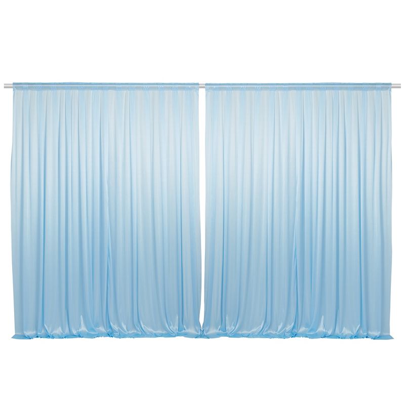 Lann's Linens (Set of 2) Photography Backdrop Curtains - Tall Backgrounds for Wedding, Party or Photo Booth, 1 of 8