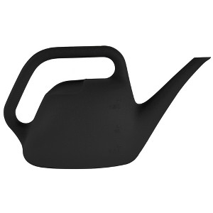Bloem: 1.5 L (0.4 Gallon) Resin Indoor/Outdoor Garden Watering Can, Black - 1 of 4