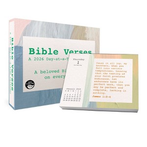 Trends International 2026 Bible Verses Dayata Time 6.12"x5.37" Box Calendar - 1 of 4