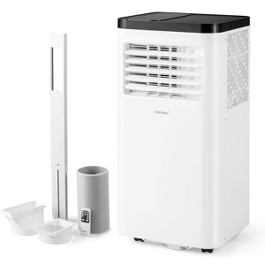 Costway 8000/10000 BTU Portable Air Conditioner with Fan and Dehumidifier Remote Control - 1 of 4