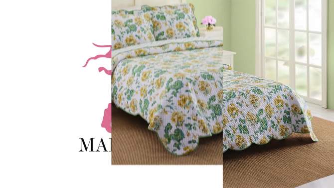 3pc English Meadow Quilt Set - Madcap Cottage for Makers Collective, 2 of 10, play video