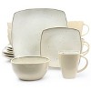Gibson Elite Soho Lounge 16 Piece Stoneware Dinnerware Set in Light Taupe - 3 of 4