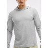 Peloton Men's Dreamblend Hoodie, Light Heather Grey - 4 of 4