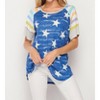 Women's Stars & Stripes Raglan Top - honeyme - 2 of 4