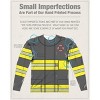 Men's New York City Firefighter Uniform (Front Back Print) Long Sleeve Costume T-Shirt - 4 of 4