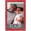 PosterPalooza | Shabby Chic Red Picture Frame - UV Acrylic, Foam Board Backing, Hanging Hardware - 2 of 4