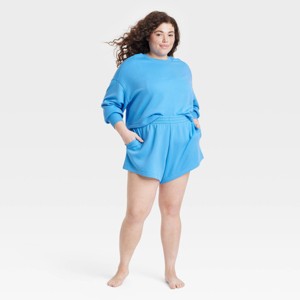Women's Pointelle Lounge Shorts - Colsie™ - 1 of 3