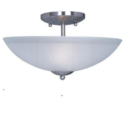 Maxim Lighting Logan 2 - Light Semi-Flush Mount in  Satin Nickel