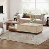 Hommoo Extendable Coffee Table with 2 Storage Drawers - image 4 of 4