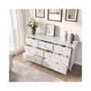 Acekool Drawer Dresser for Bedroom, Modern Wooden Chest with Wide Storage Drawers – White - 4 of 4