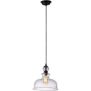 Chloe Lighting Tilian Transitional 1 Light Oil Rubbed Bronze Ceiling Pendant 12" Wide - 1 of 4