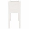 vidaXL Garden Planters 2 pcs White 39.4"x19.7"x19.7" Solid Wood Pine - 4 of 4