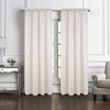 RT Designers Collection Andrea Emb Metallic Doily Rod Pocket Room Darkening Curtain Panels for Bedroom 54" x 95" Gold - 2 of 4