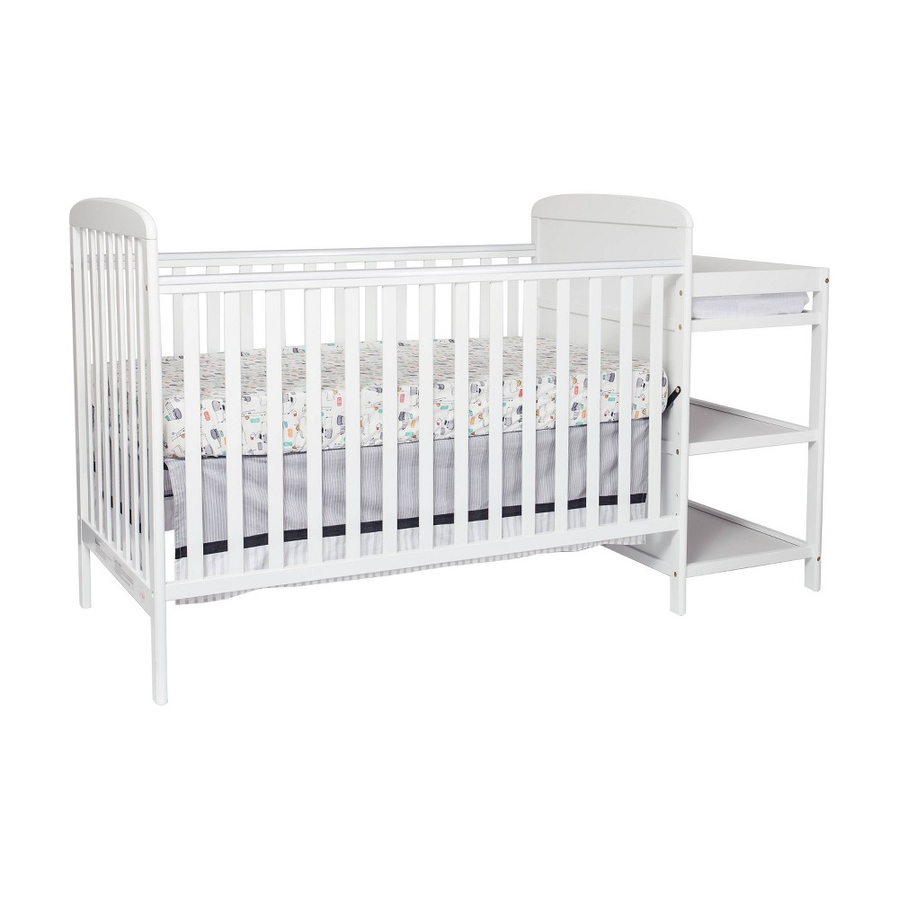 Photos - Kids Furniture Suite Bebe Ramsey 3-in-1 Convertible Crib and Changer - White