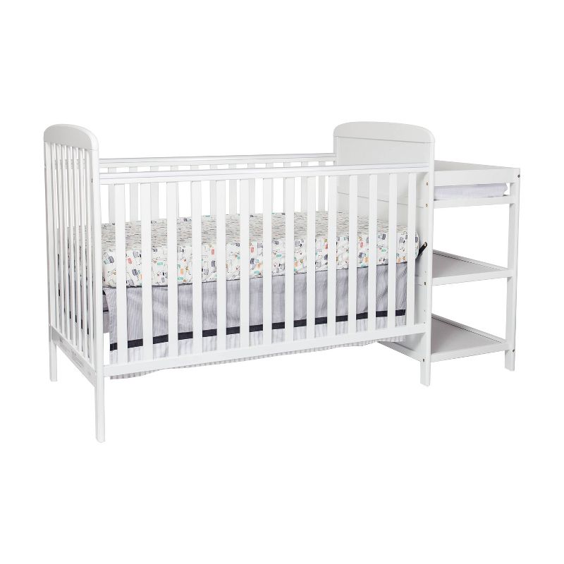 Suite Bebe Ramsey 3-in-1 Convertible Crib and Changer  - White, 1 of 12