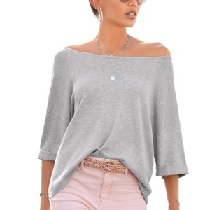 Women's Oversized Reversible Sweater - LASCANA - 1 of 4