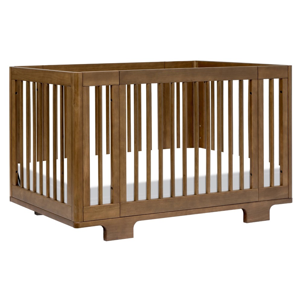 Babyletto Yuzu 8-in-1 Convertible Crib with All-Stages Conversion Kits - Natural Walnut -  89525252