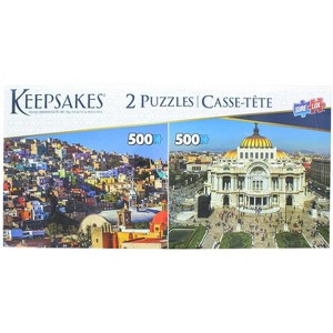The Canadian Group Set of 2 Keepsakes 500 Piece Jigsaw Puzzles | Mexico City / Barranquilla - 1 of 4