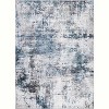Machine Washable Area Rugs Lightweight Throw Soft Carpet Boho Botanical Floral Ultra-Thin Indoor Rug - 2 of 4