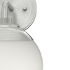 Hunter Fans 7" Hepburn Wall Sconce Brushed Nickel Finish Modern Glam Lighting - 2 of 4