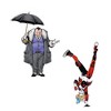 Batman Villains Sticker Pack- Character Die Cut Vinyl Deluxe Large Stickers Variety Pack - 3 of 4