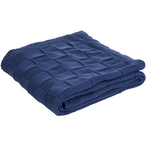 Racer Throw Blanket Marine Blue 50