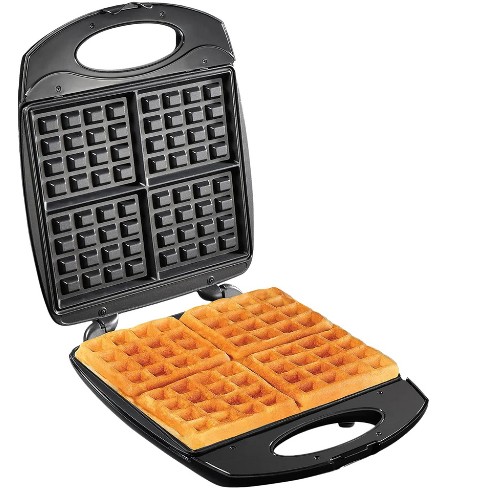 Complete Cuisine Cc-wf4400-bk 4-slice Electric Waffle Maker, Black : Target