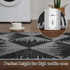 Geometric Diamond Washable Non Slip Area Rug Kitchen Runners for Laundry Room Retro Striped Indoor Rug - 4 of 4