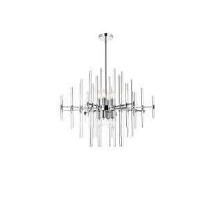 Elegant Lighting Sienna 8 - Light Pendant in  Chrome - 1 of 4
