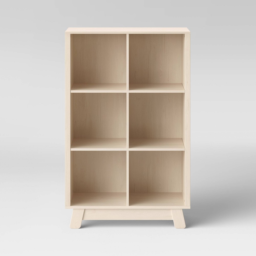 Photos - Wall Shelf Babyletto Hudson Cubby Bookcase - Washed Natural